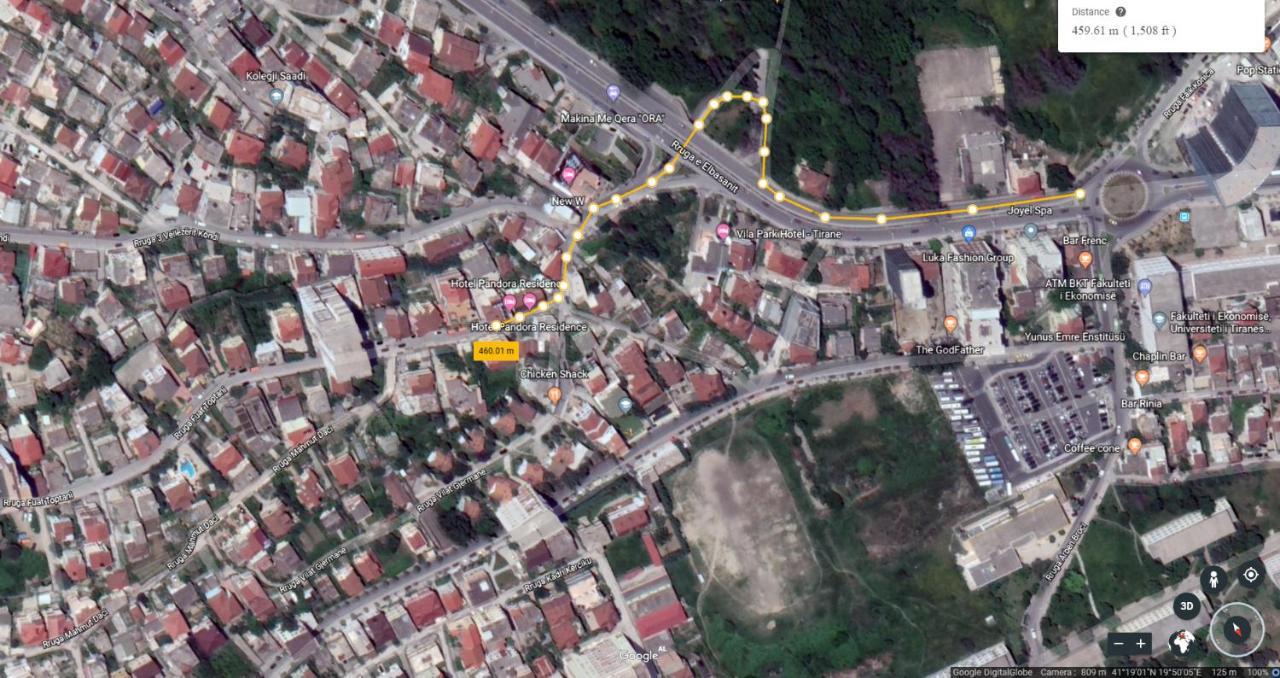 Hotel Pandora Residence Tiran Dış mekan fotoğraf